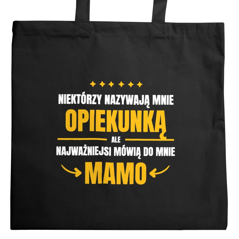 Mama Opiekunka - Torba Na Zakupy Czarna