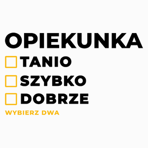 szybko tanio dobrze opiekunka - Poduszka Biała