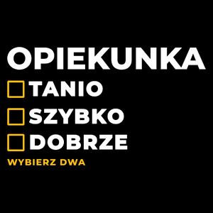 szybko tanio dobrze opiekunka - Torba Na Zakupy Czarna