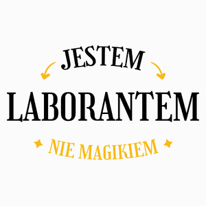 Jestem Laborantem Nie Magikiem - Poduszka Biała