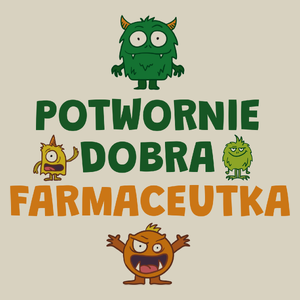 Potwornie Dobra Farmaceutka - Torba Na Zakupy Natural