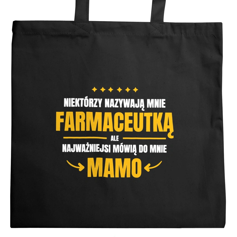 Mama Farmaceutka - Torba Na Zakupy Czarna