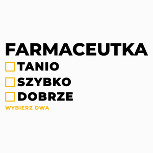 szybko tanio dobrze farmaceutka - Poduszka Biała