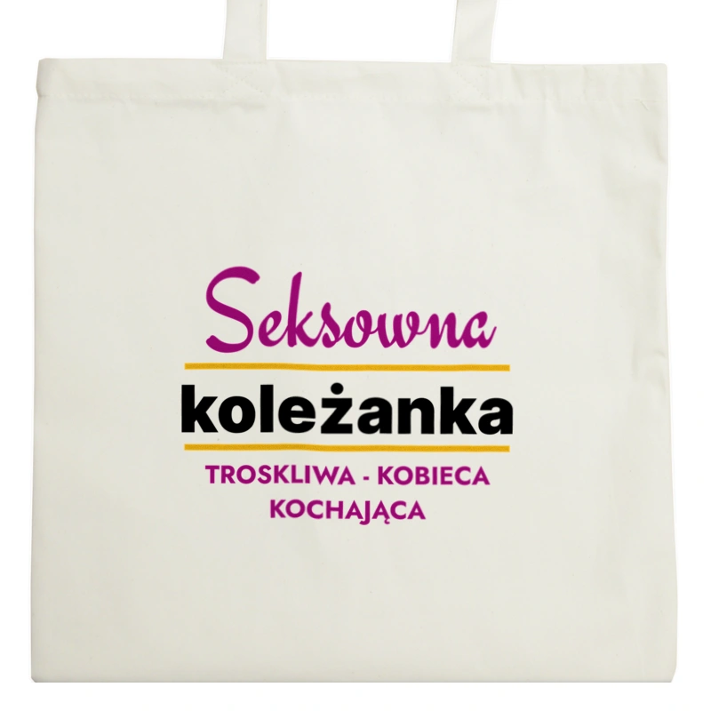 Seksowna Koleżanka - Torba Na Zakupy Natural