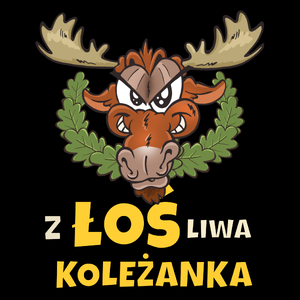 Złośliwa Koleżanka Łoś - Torba Na Zakupy Czarna