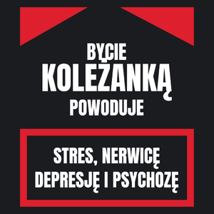 Bycie Koleżanką - Damska Koszulka Czarna