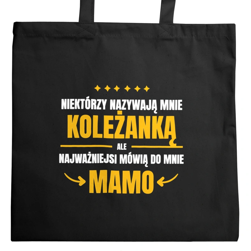 Mama Koleżanka - Torba Na Zakupy Czarna