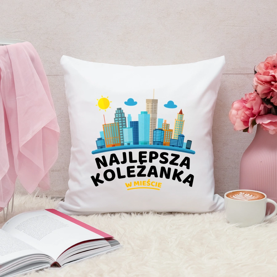 Najlepsza Koleżanka W Mieście - Poduszka Biała
