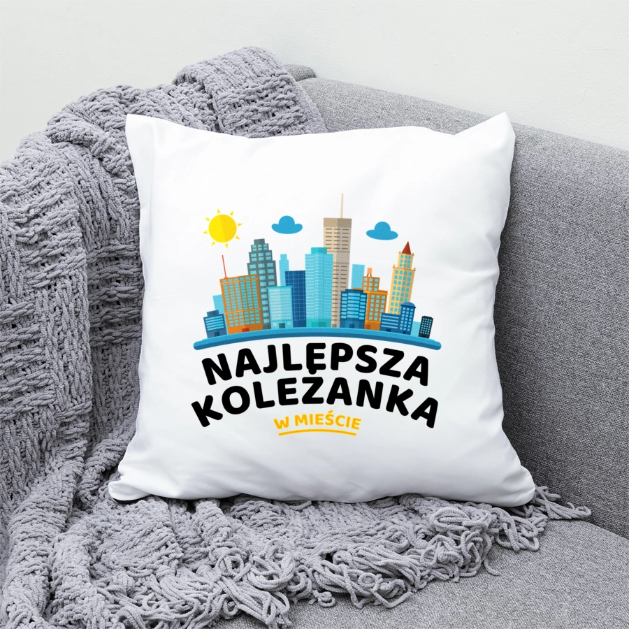 Najlepsza Koleżanka W Mieście - Poduszka Biała