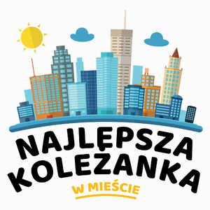 Najlepsza Koleżanka W Mieście - Poduszka Biała