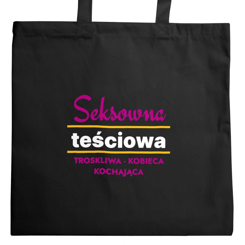 Seksowna Teściowa - Torba Na Zakupy Czarna