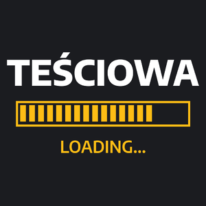 Teściowa Loading - Damska Koszulka Czarna