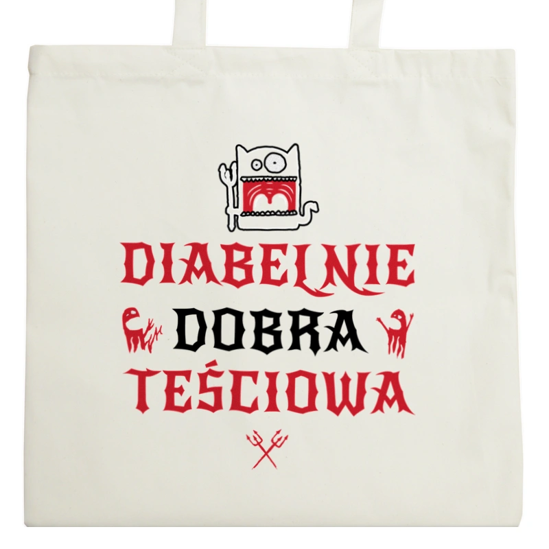 Diabelnie Dobra Teściowa - Torba Na Zakupy Natural