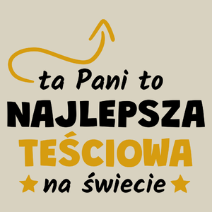 Ta Pani To Najlepsza Teściowa Na Świecie - Torba Na Zakupy Natural