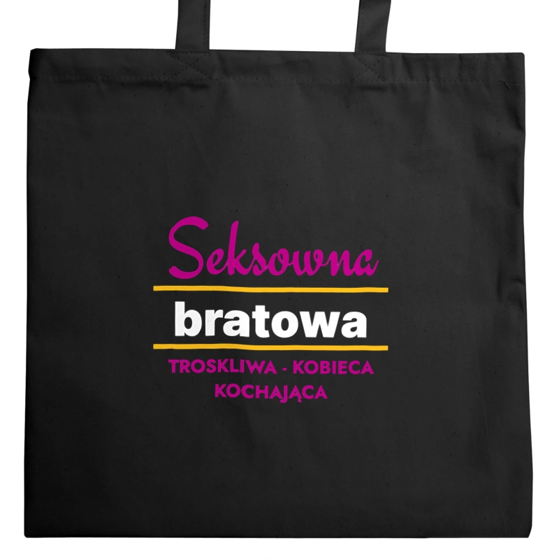 Seksowna Bratowa - Torba Na Zakupy Czarna