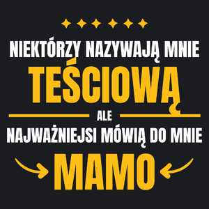 Mama Teściowa - Damska Koszulka Czarna