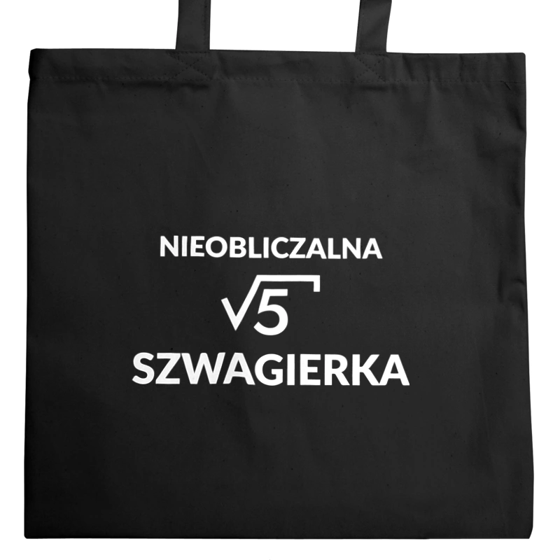 Nieobliczalna Szwagierka - Torba Na Zakupy Czarna