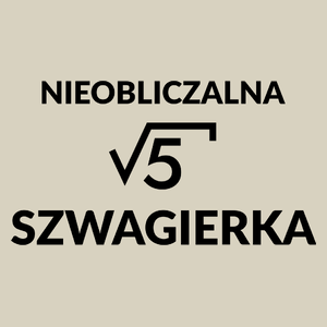 Nieobliczalna Szwagierka - Torba Na Zakupy Natural