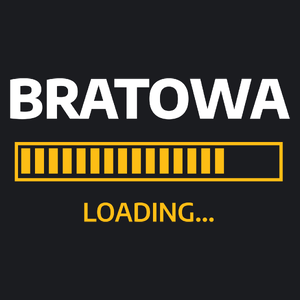 Bratowa Loading - Damska Koszulka Czarna