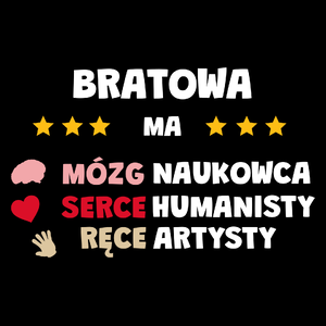 Mózg Serce Ręce Bratowa - Torba Na Zakupy Czarna