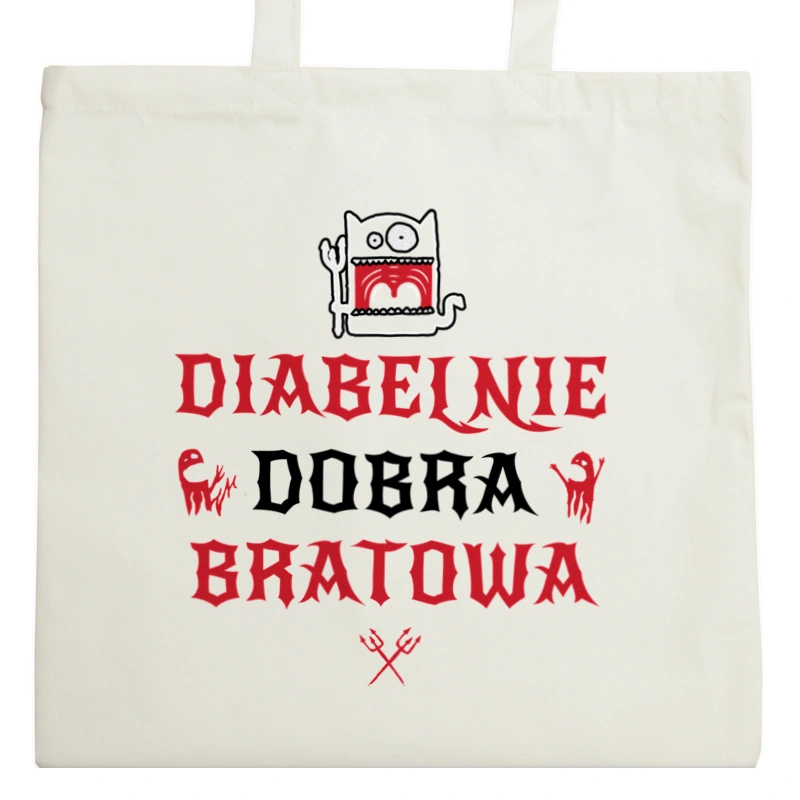 Diabelnie Dobra Bratowa - Torba Na Zakupy Natural