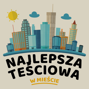 Najlepsza Teściowa W Mieście - Torba Na Zakupy Natural