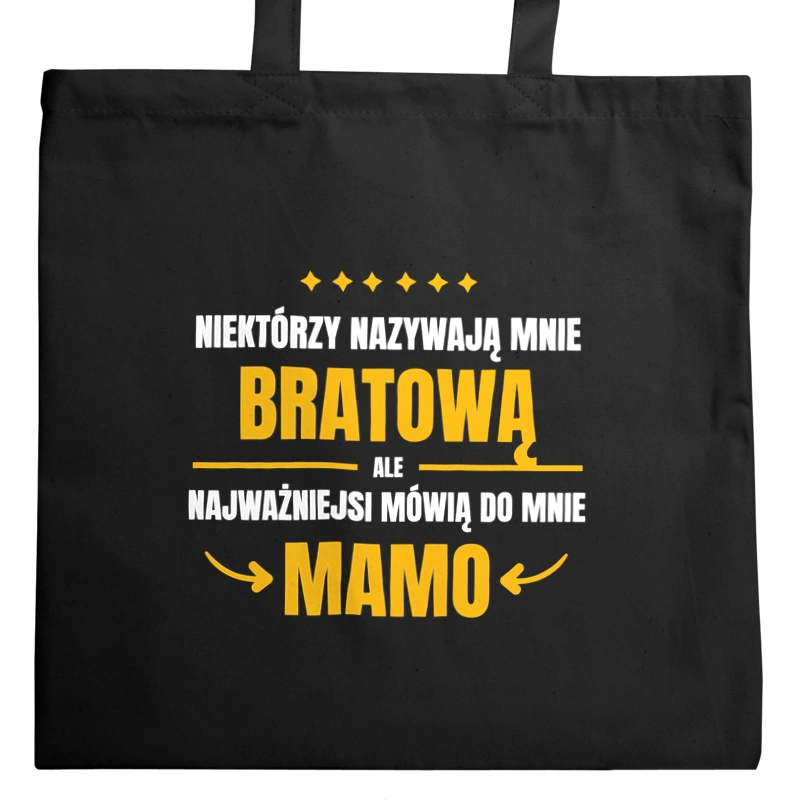 Mama Bratowa - Torba Na Zakupy Czarna