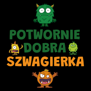 Potwornie Dobra Szwagierka - Torba Na Zakupy Czarna