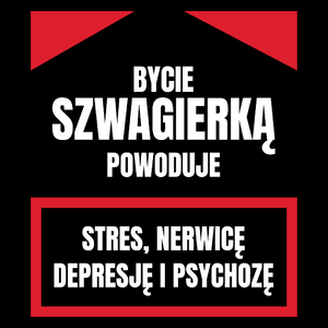 Bycie Szwagierką - Torba Na Zakupy Czarna