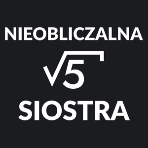 Nieobliczalna Siostra - Damska Koszulka Czarna