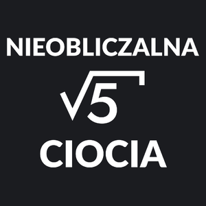 Nieobliczalna Ciocia - Damska Koszulka Czarna