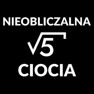 Nieobliczalna Ciocia - Torba Na Zakupy Czarna