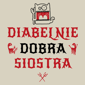 Diabelnie Dobra Siostra - Torba Na Zakupy Natural