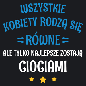 Tylko Najlepsze Zostają Ciociami - Damska Koszulka Czarna