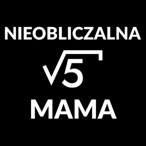 Nieobliczalna Mama - Torba Na Zakupy Czarna