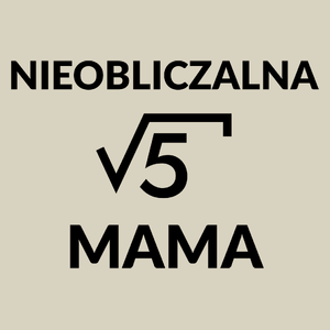 Nieobliczalna Mama - Torba Na Zakupy Natural