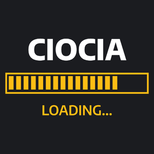 Ciocia Loading - Damska Koszulka Czarna