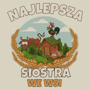 Najlepsza siostra we wsi - Torba Na Zakupy Natural