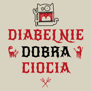 Diabelnie Dobra Ciocia - Torba Na Zakupy Natural