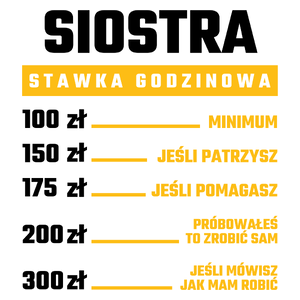 stawka godzinowa siostra - Kubek Biały