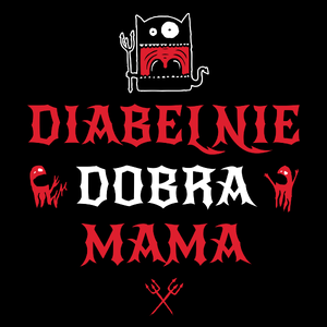 Diabelnie Dobra Mama - Torba Na Zakupy Czarna