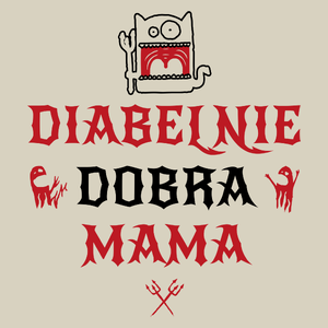 Diabelnie Dobra Mama - Torba Na Zakupy Natural