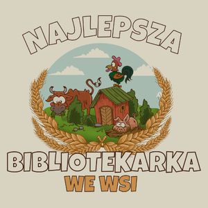 Najlepsza bibliotekarka we wsi - Torba Na Zakupy Natural