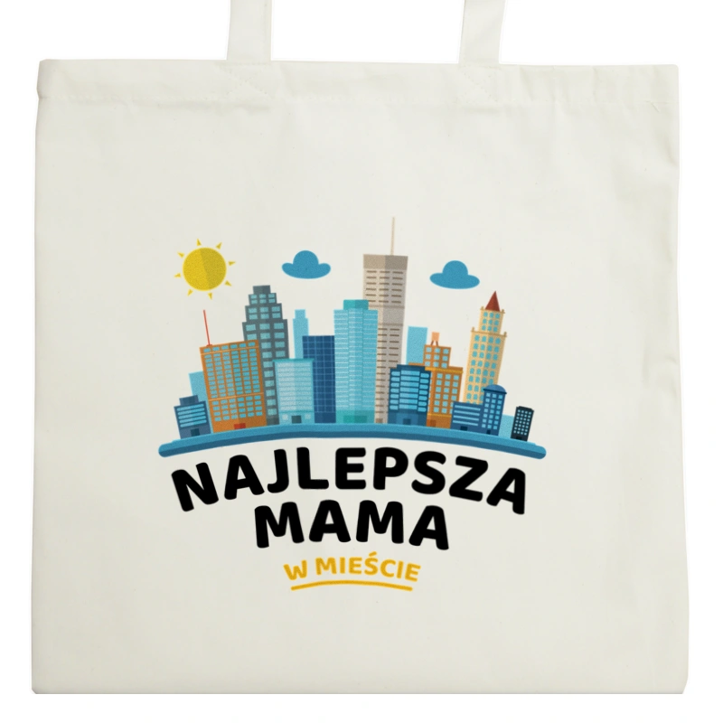 Najlepsza Mama W Mieście - Torba Na Zakupy Natural