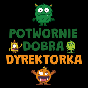 Potwornie Dobra Dyrektorka - Torba Na Zakupy Czarna