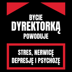 Bycie Dyrektorką - Torba Na Zakupy Czarna