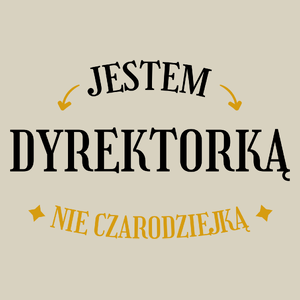 Jestem dyrektorką nie czarodziejką - Torba Na Zakupy Natural