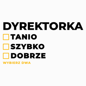 szybko tanio dobrze dyrektorka - Poduszka Biała