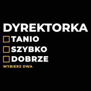 szybko tanio dobrze dyrektorka - Torba Na Zakupy Czarna