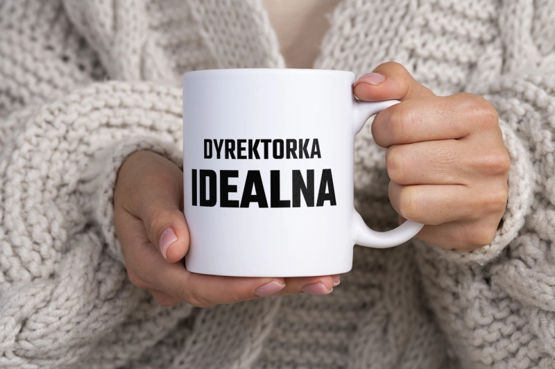 Dyrektorka Idealna - Kubek Biały